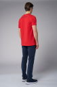 Erkek Kırmızı Pamuk Baskılı Tişört | 4084 - 4
