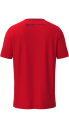 Erkek Kırmızı Pamuk Baskılı Tişört | 4084 - 10