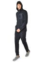 Lacivert Erkek Kapüşonlu Suya Karşı Dirençli İçi Polarlı Outdoor Mont 9343 - 11