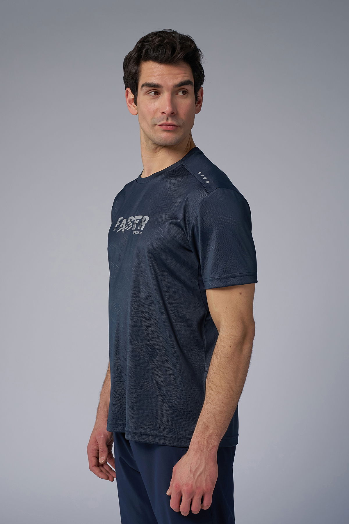 Erkek Lacivert Traınıng Tişört | 3951 - BİLCEE (1)
