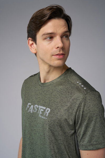 Erkek Yeşil Traınıng Tişört | 3951 