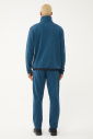 Erkek Petrol Yarım Fermuarlı Dik Yaka Sweatshirt Takım | 1626 - 8