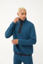 Erkek Petrol Yarım Fermuarlı Dik Yaka Sweatshirt Takım | 1626 - 11