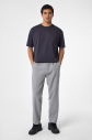  Erkek Teknolojik Kumaş Gri Baggy Pantolon | 4590 - 1