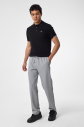 Erkek Gri Teknolojik Kumaş Bol Rahat Pantolon | 4593 - 8
