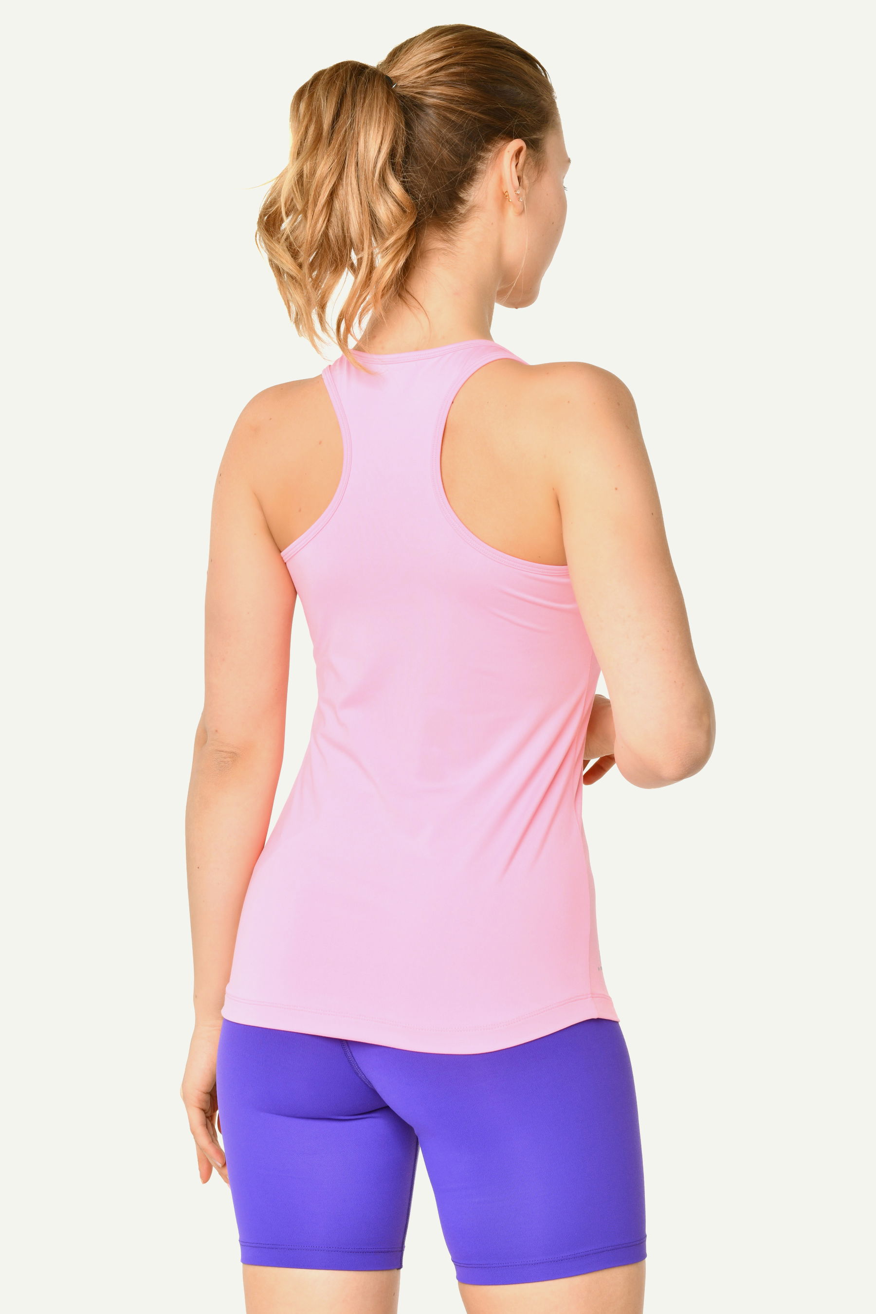 Kadın Pembe Geniş Yaka Sporcu Antrenman Atleti | 8721 - BİLCEE (1)