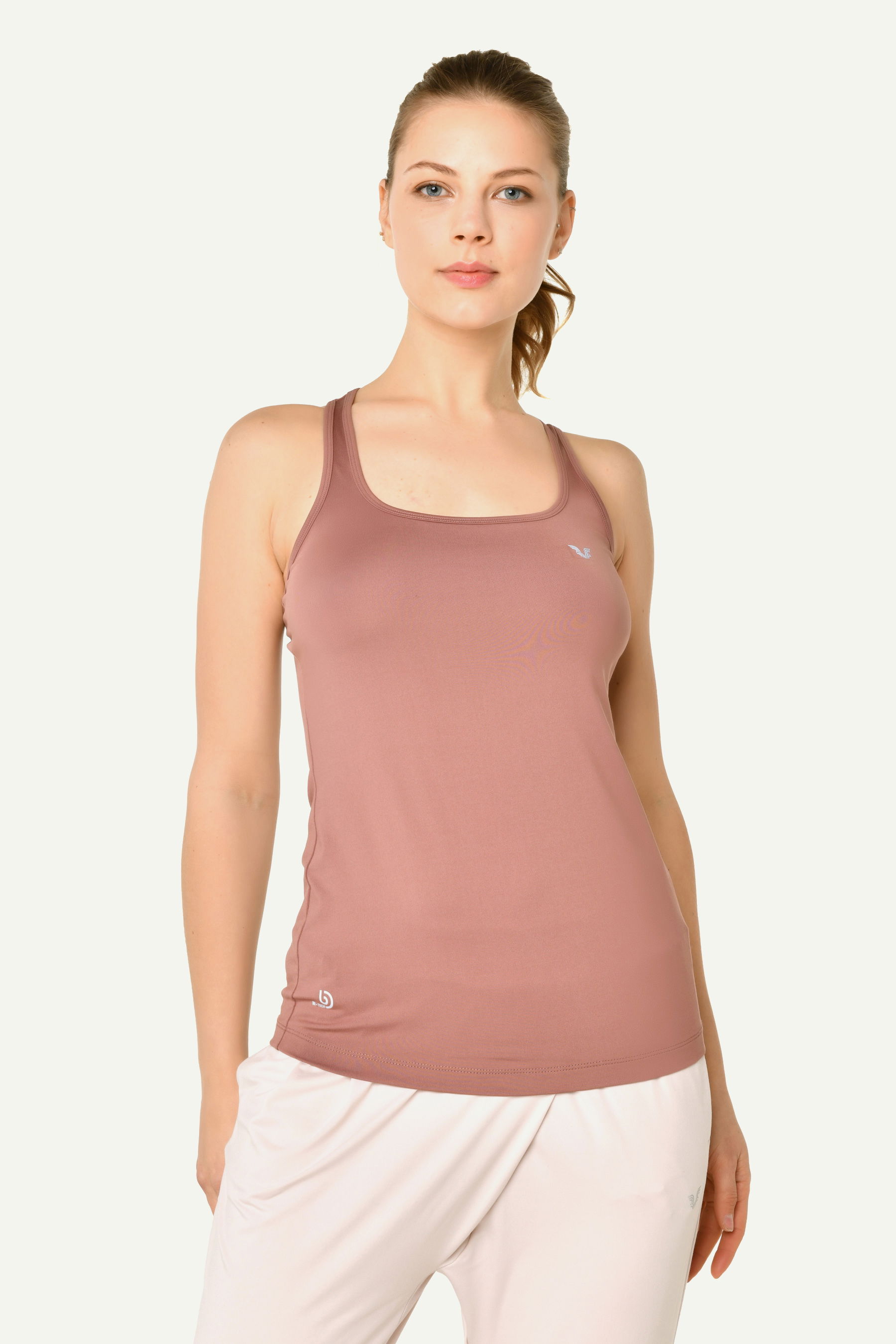 Kadın Kahverengi Geniş Yaka Sporcu Antrenman Atleti | 8721 - BİLCEE (1)