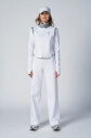  Kadın Beyaz Crop Ceketli Palazzo Pantolonlu Eşofman Takım| 4560 - 10