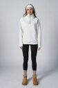 Kadın Beyaz Fashion Yarım Fermuarlı Sweatshırt| 4561 - 5