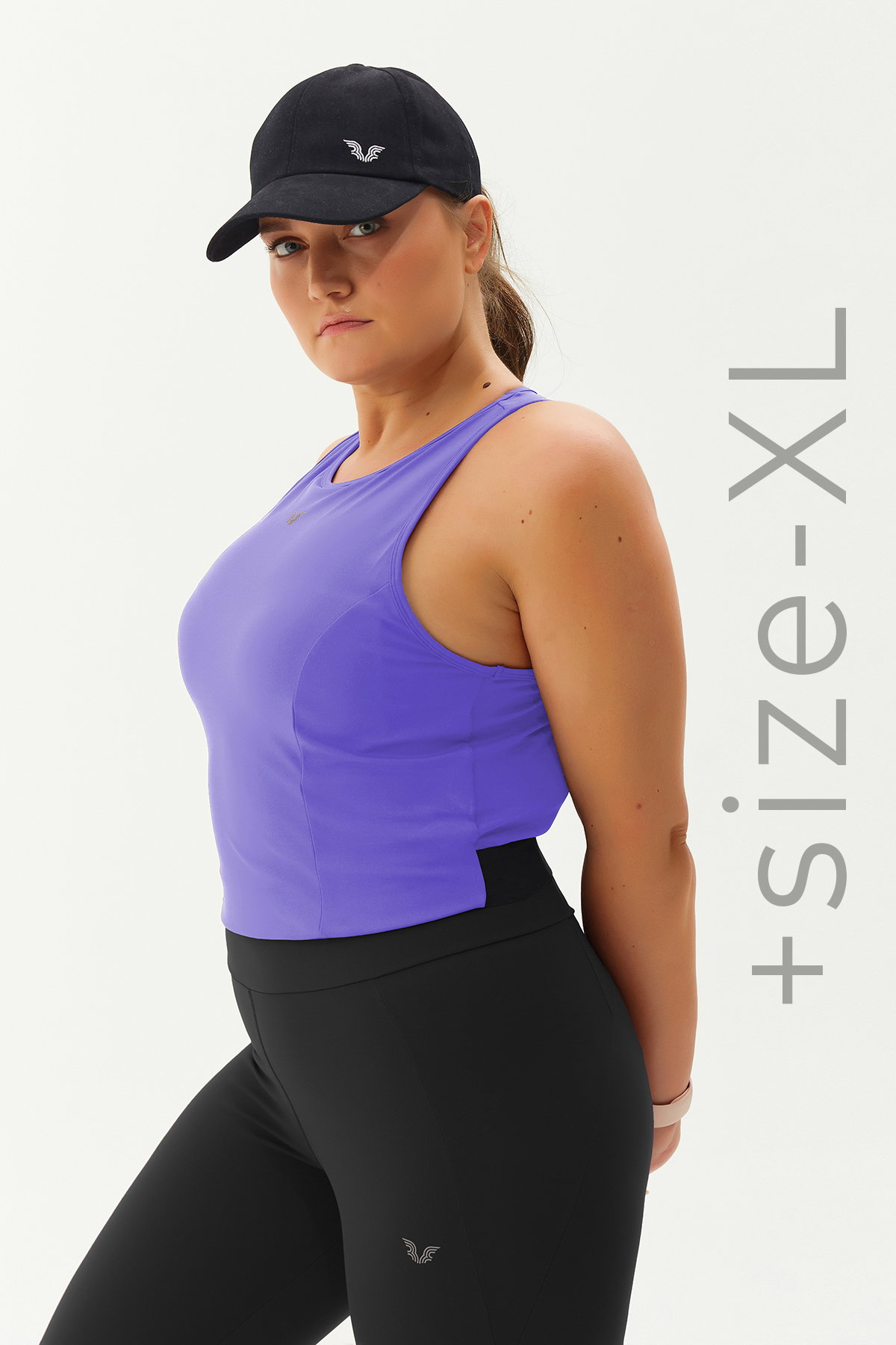 Kadın Mor Bisiklet Yaka Toparlayıcı Destekli Spor ve Günlük Destekli Crop Top Body Bra | 9209 - BİLCEE (1)