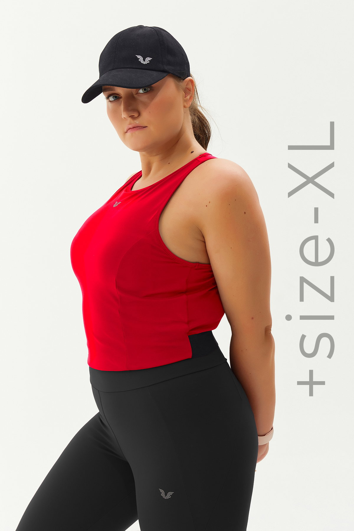 Kadın Kırmızı Bisiklet Yaka Toparlayıcı Destekli Spor ve Günlük Destekli Crop Top Body Bra | 9209 - BİLCEE (1)