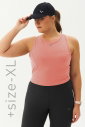 Kadın Pudra Bisiklet Yaka Toparlayıcı Spor ve Günlük Destekli Crop Top Body Bra | 9209 - 8