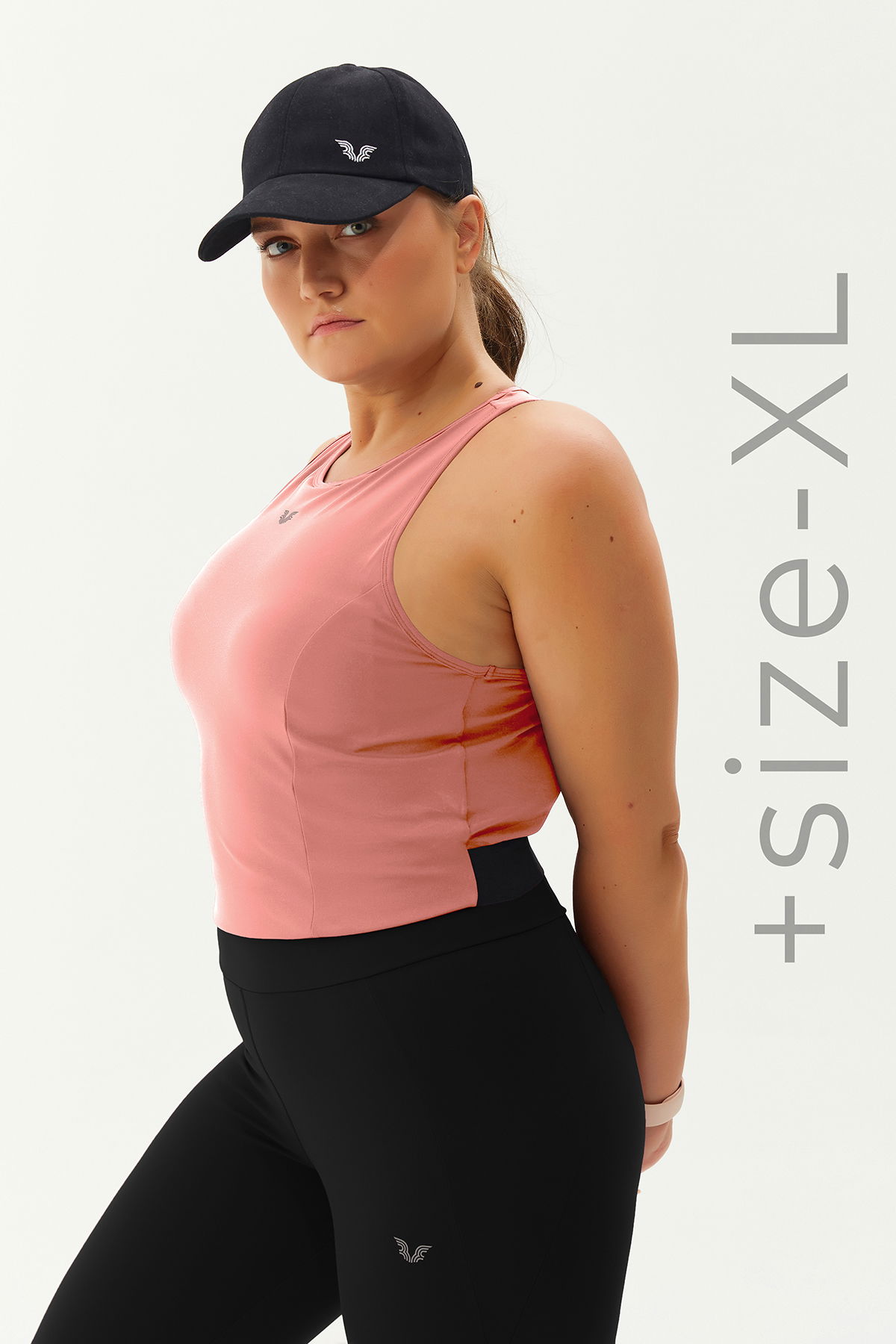 Kadın Pudra Bisiklet Yaka Toparlayıcı Spor ve Günlük Destekli Crop Top Body Bra | 9209 - BİLCEE (1)