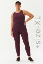 Kadın Bordo Bisiklet Yaka Toparlayıcı Destekli Spor ve Günlük Destekli Crop Top Body Bra | 9209 - 11