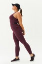 Kadın Bordo Bisiklet Yaka Toparlayıcı Destekli Spor ve Günlük Destekli Crop Top Body Bra | 9209 - 14