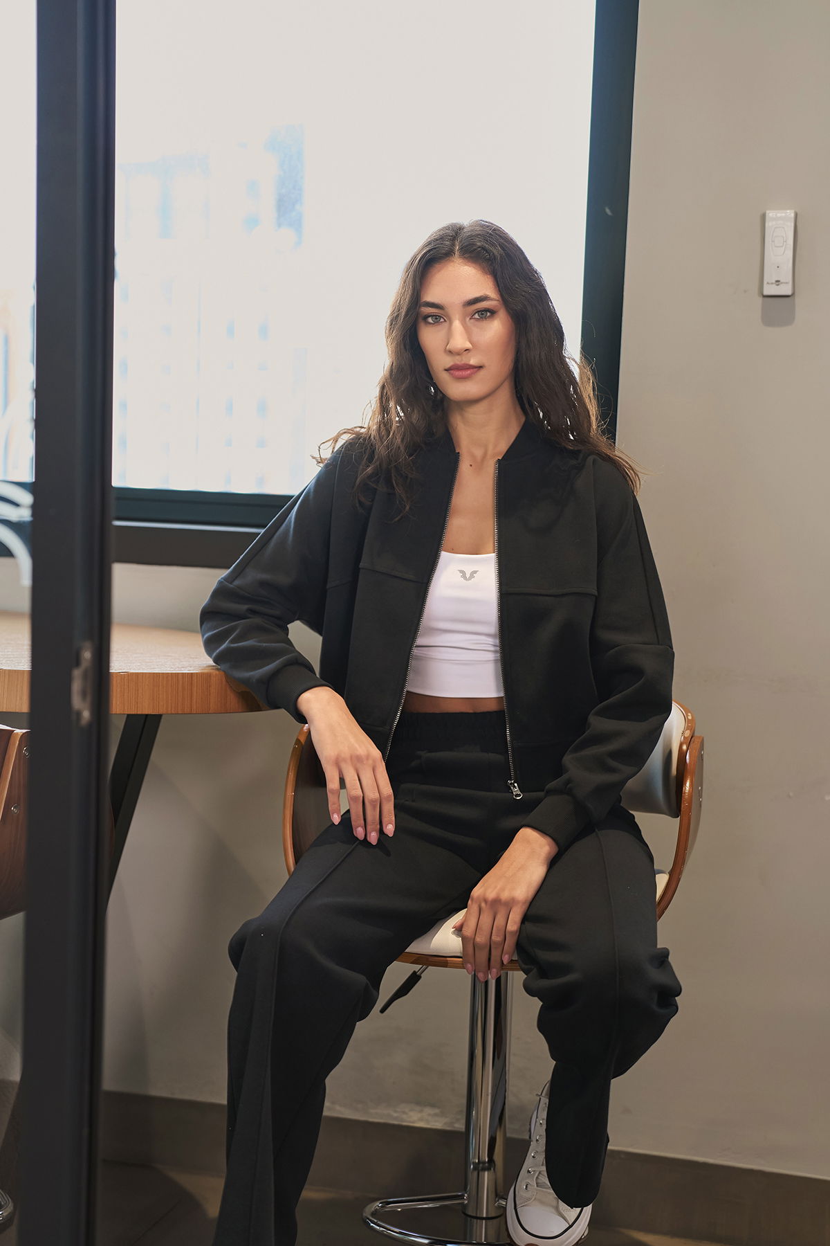 Kadın Siyah Fashion Eşofman Takım | 4578 - BİLCEE (1)