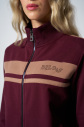 Kadın Bordo Fashion Yumuşak Dokulu Şeritli Eşofman Takımı | 4565 - 13