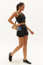 Kadın Siyah Fitness-Antrenman Spor Fashion Crop Top Toparlayıcı Bra Sporcu Sütyeni Büstiyer | 0604 - 14