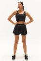 Kadın Siyah Fitness-Antrenman Spor Fashion Crop Top Toparlayıcı Bra Sporcu Sütyeni Büstiyer | 0604 - 15