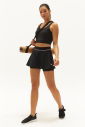Kadın Siyah Fitness-Antrenman Spor Fashion Crop Top Toparlayıcı Bra Sporcu Sütyeni Büstiyer | 0604 - 13