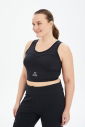 Kadın Siyah Fitness-Antrenman Spor Fashion Crop Top Toparlayıcı Bra Sporcu Sütyeni Büstiyer | 0604 - 17