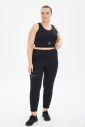 Kadın Siyah Fitness-Antrenman Spor Fashion Crop Top Toparlayıcı Bra Sporcu Sütyeni Büstiyer | 0604 - 20