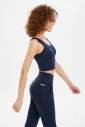 Kadın Lacivert Fitness-Antrenman Spor Fashion Crop Top Toparlayıcı Bra Sporcu Sütyeni Büstiyer | 0604 - 4