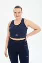 Kadın Lacivert Fitness-Antrenman Spor Fashion Crop Top Toparlayıcı Bra Sporcu Sütyeni Büstiyer | 0604 - 10
