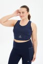Kadın Lacivert Fitness-Antrenman Spor Fashion Crop Top Toparlayıcı Bra Sporcu Sütyeni Büstiyer | 0604 - 11
