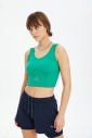 Kadın Yeşil Fitness-Antrenman Spor Fashion Crop Top Toparlayıcı Bra Sporcu Sütyeni Büstiyer | 0604 - 11