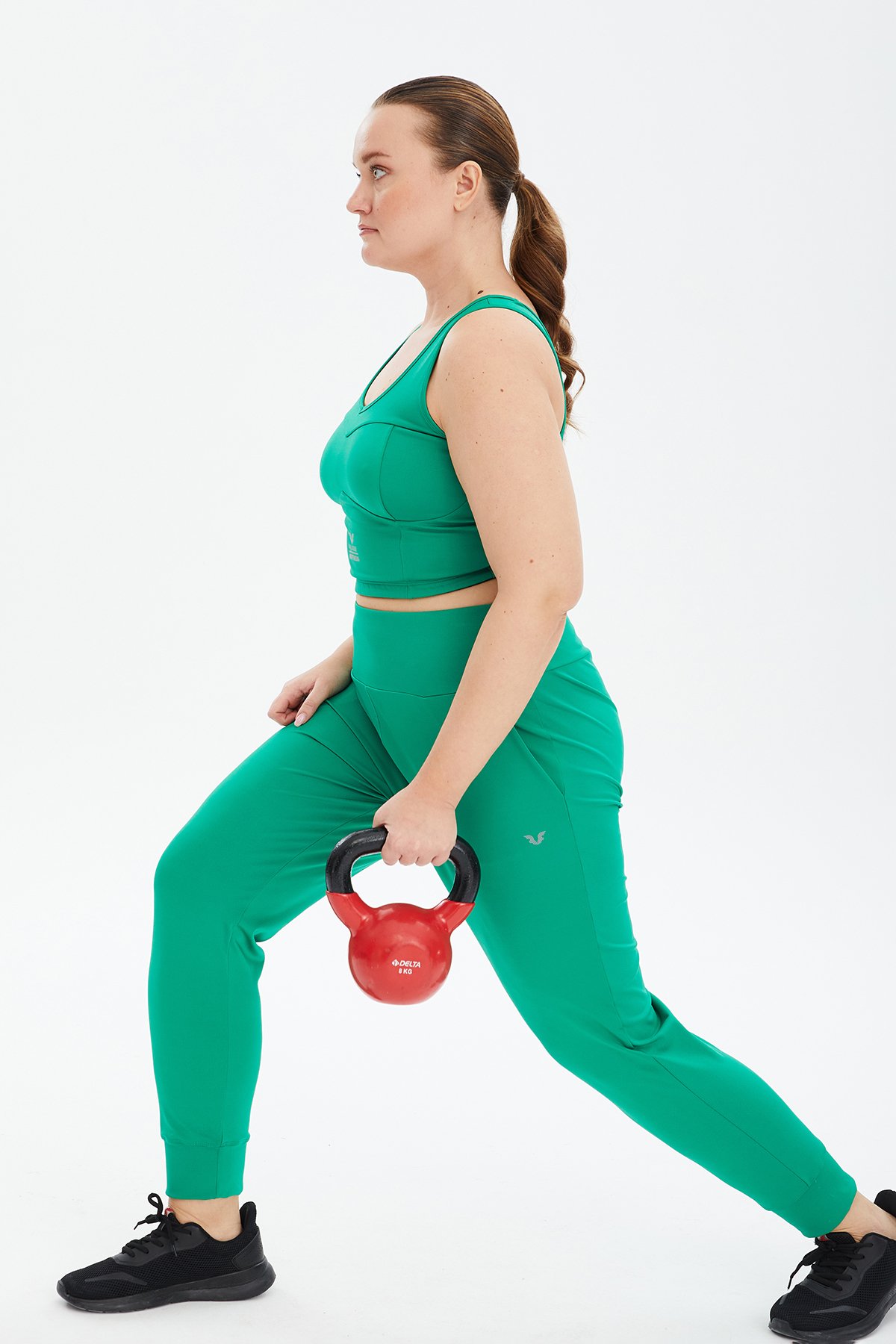 Kadın Yeşil Fitness-Antrenman Spor Fashion Crop Top Toparlayıcı Bra Sporcu Sütyeni Büstiyer 0604 - 15