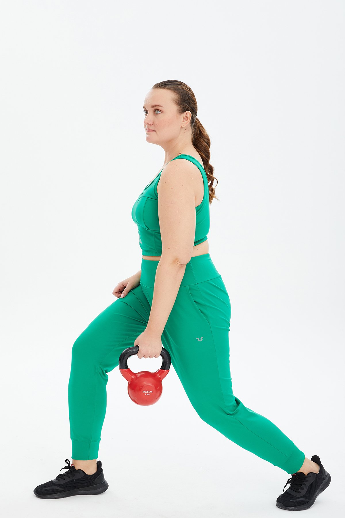 Kadın Yeşil Fitness-Antrenman Spor Fashion Crop Top Toparlayıcı Bra Sporcu Sütyeni Büstiyer 0604 - 16