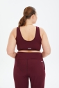 Kadın Bordo Fitness-Antrenman Spor Fashion Crop Top Toparlayıcı Bra Sporcu Sütyeni Büstiyer | 0604 - 14