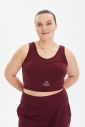 Kadın Bordo Fitness-Antrenman Spor Fashion Crop Top Toparlayıcı Bra Sporcu Sütyeni Büstiyer | 0604 - 10