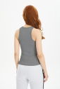Kadın Gri Fitness Atlet 0147 - 2