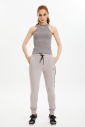 Kadın Gri Fitness Sporcu Atleti 0147 - 4