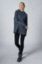  Kadın Füme Fırçalı Yumuşak Dokulu Kapişonlu Uzun Boy Owersize Sweatshırt |4785 - 9