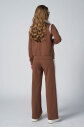  Kadın Kahverengi Fashıon Dik Yakalı Eşofman Takım |4562 - 16