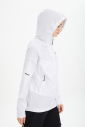 Kadın Beyaz Kapüşonlu Dokuma Antrenman Ceket 0724 - 6