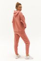 Kadın Pudra İçi Polarlı Kapüşonlu Kışlık Sweatshirt 0448 - 7