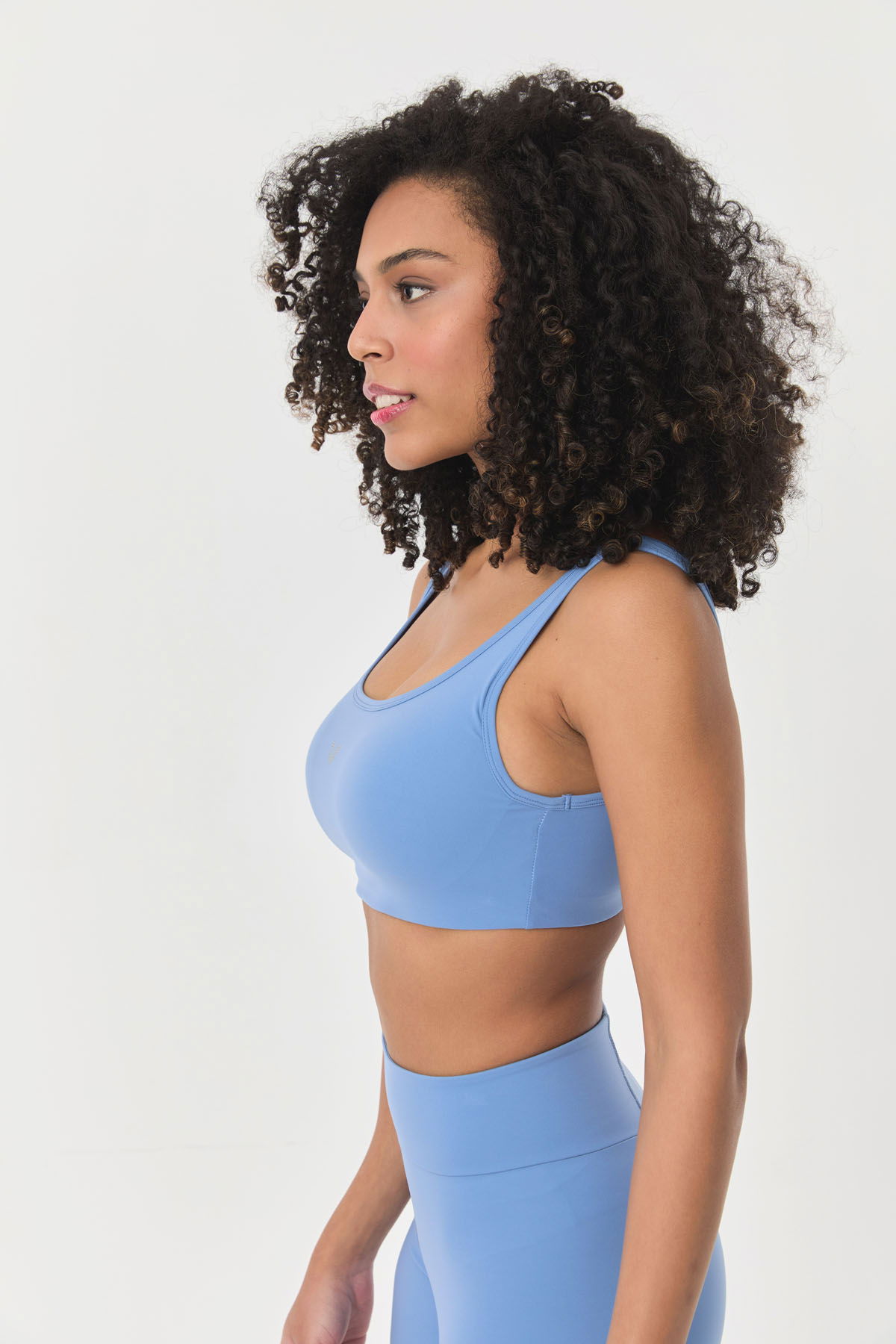 Kadın Azur Likralı Pedli Spor Crop Toparlayıcı Bra Sporcu Sütyeni Büstiyer | 0819 - BİLCEE (1)