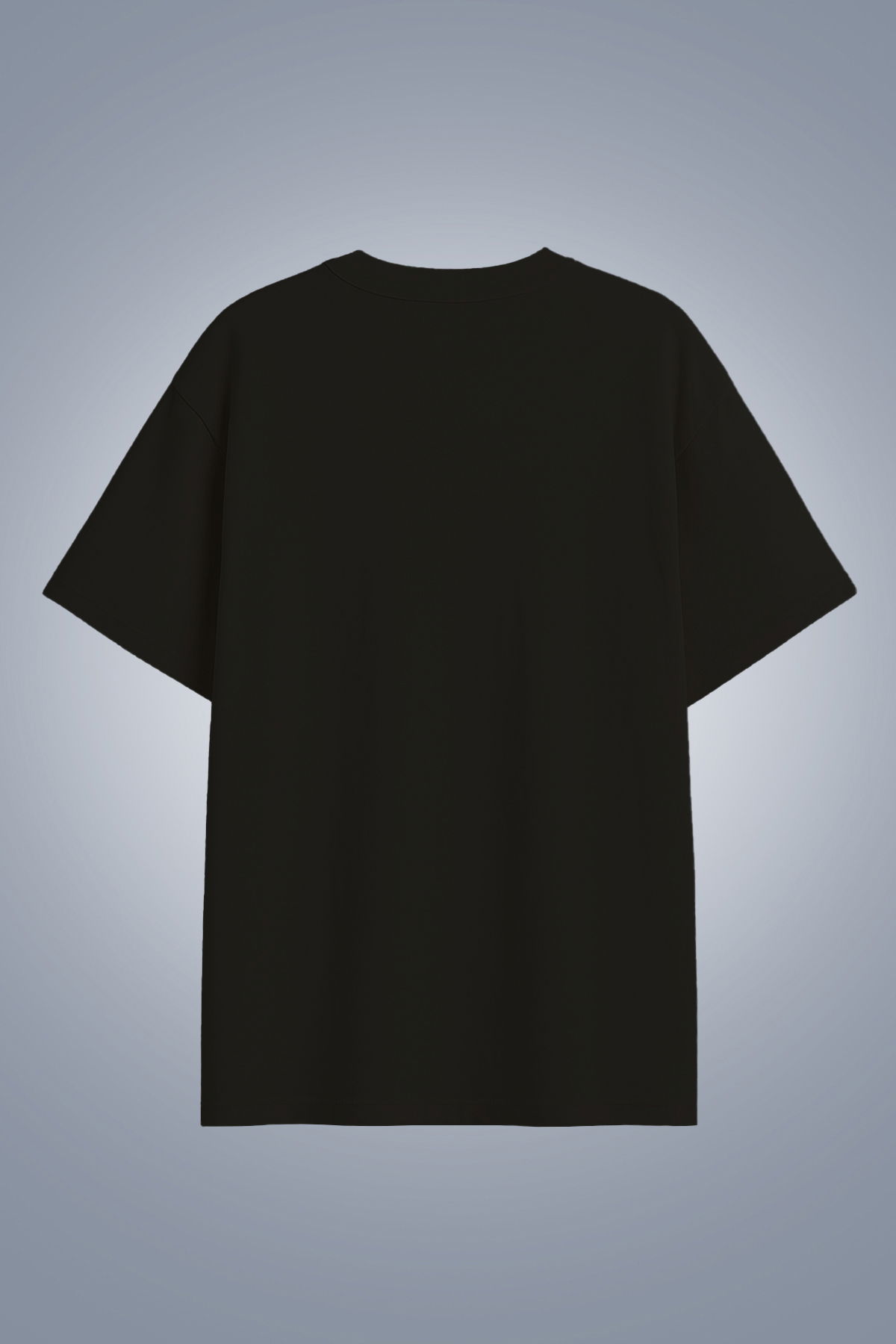 Kadın Siyah Oversize Tişört | 4583 - BİLCEE (1)