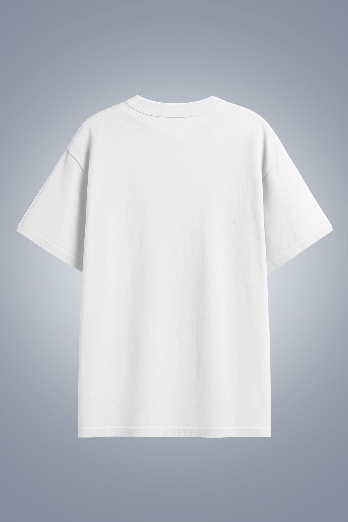 Kadın Beyaz Oversize Tişört | 4583 - BİLCEE (1)