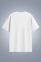 Kadın Beyaz Oversize Tişört | 4583 - 2