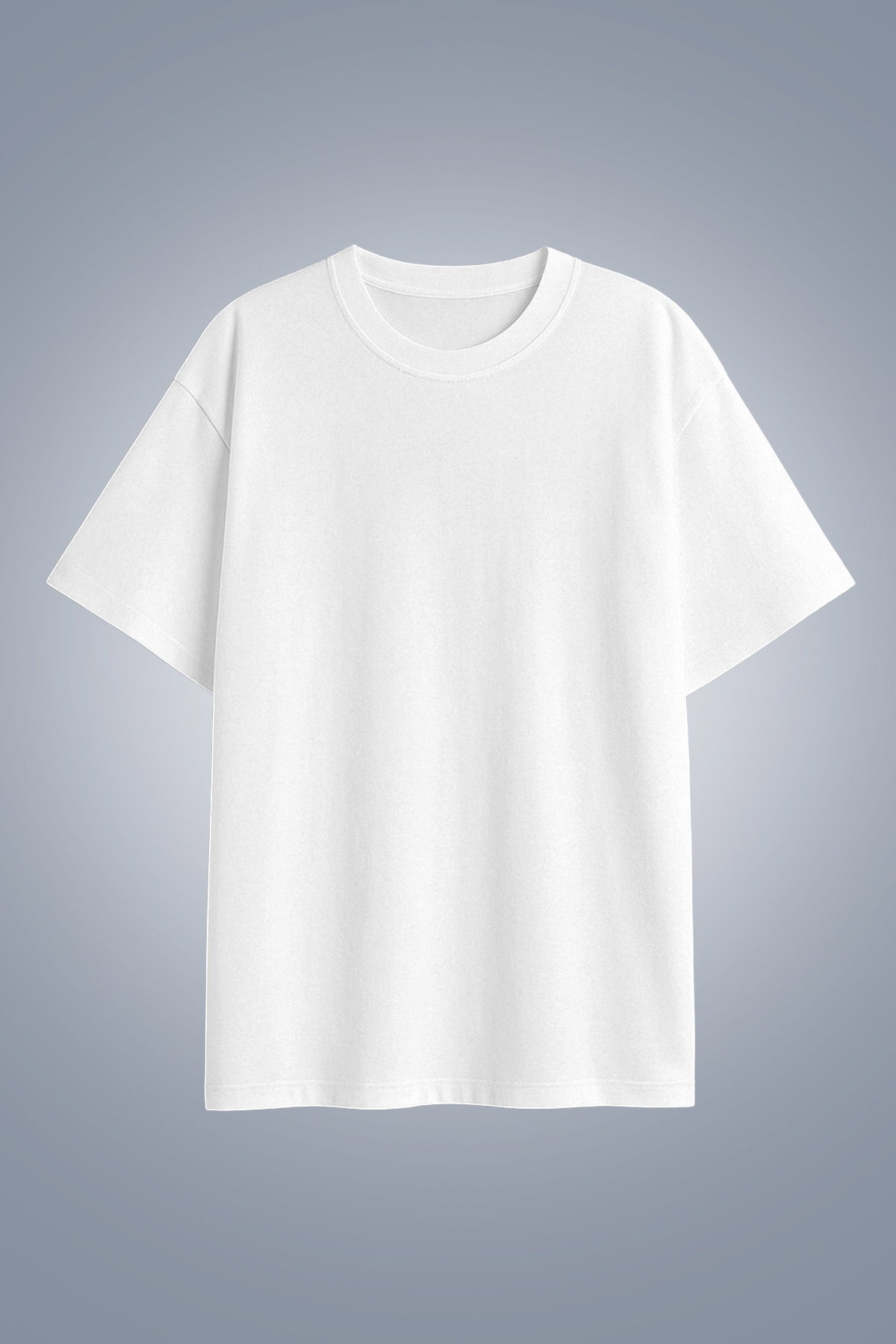 Kadın Beyaz Oversize Tişört | 4583 - BİLCEE