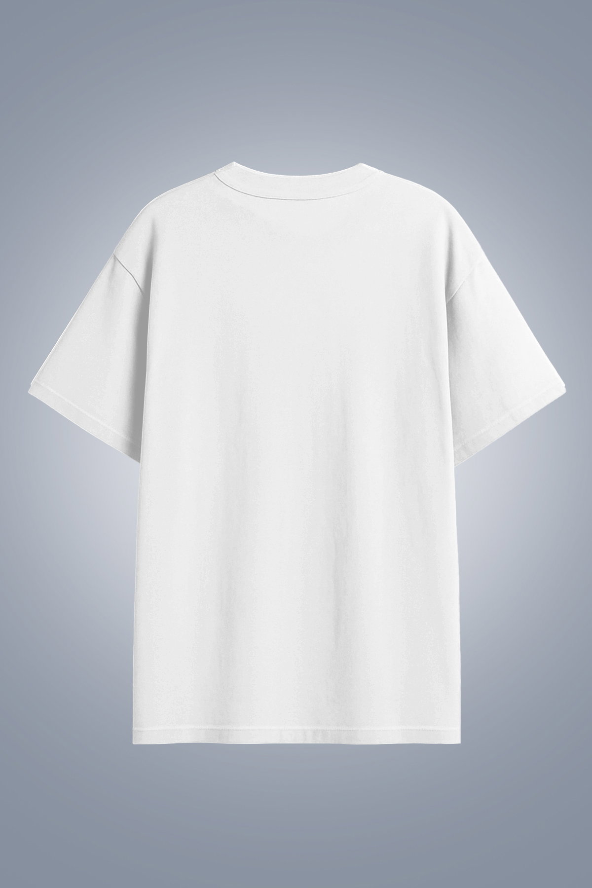 Kadın Beyaz Oversize Tişört | 4583 - BİLCEE (1)