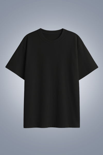 Kadın Antrasit Oversize Tişört | 4583 