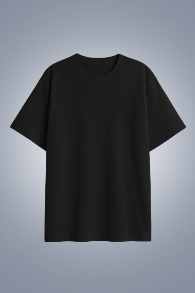 Kadın Antrasit Oversize Tişört | 4583 