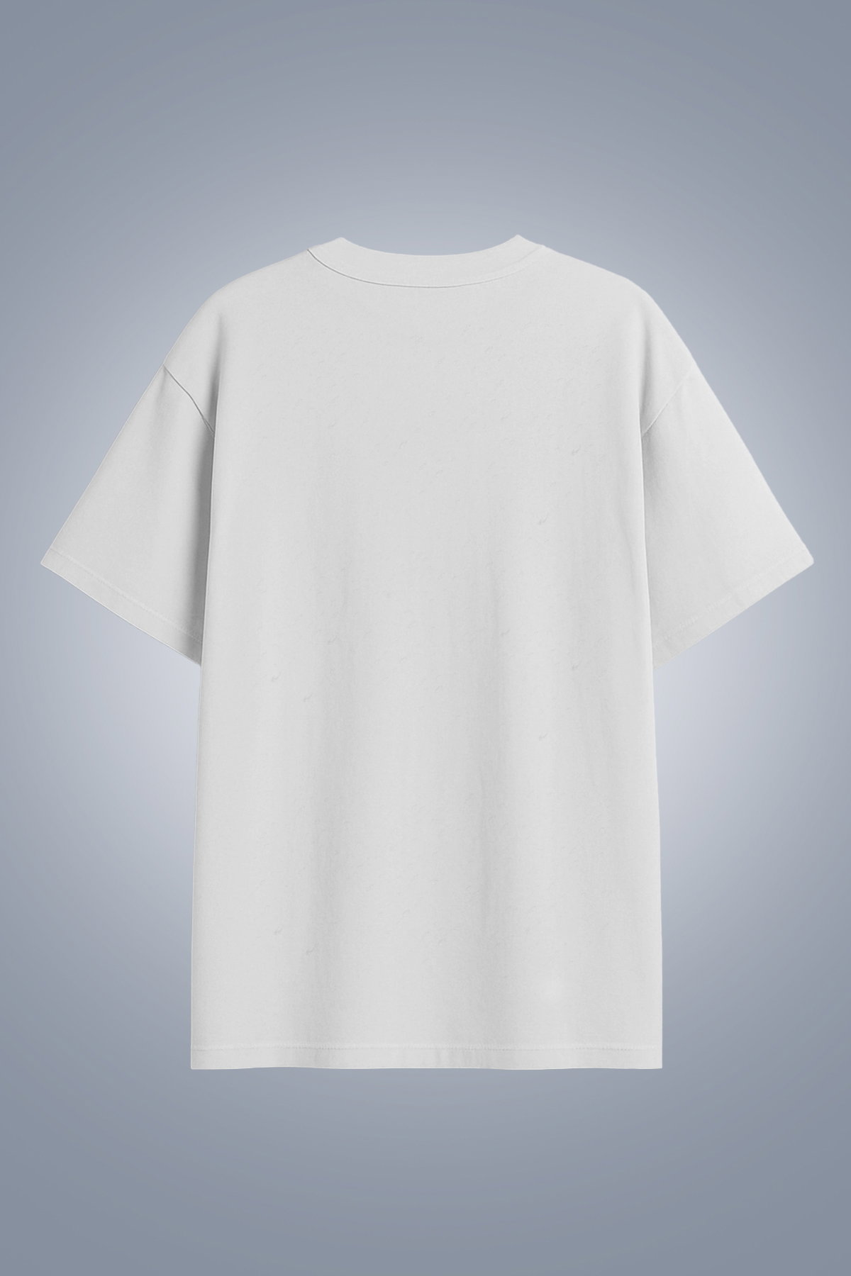 Kadın Gri Melanj Oversize Tişört | 4583 - BİLCEE (1)