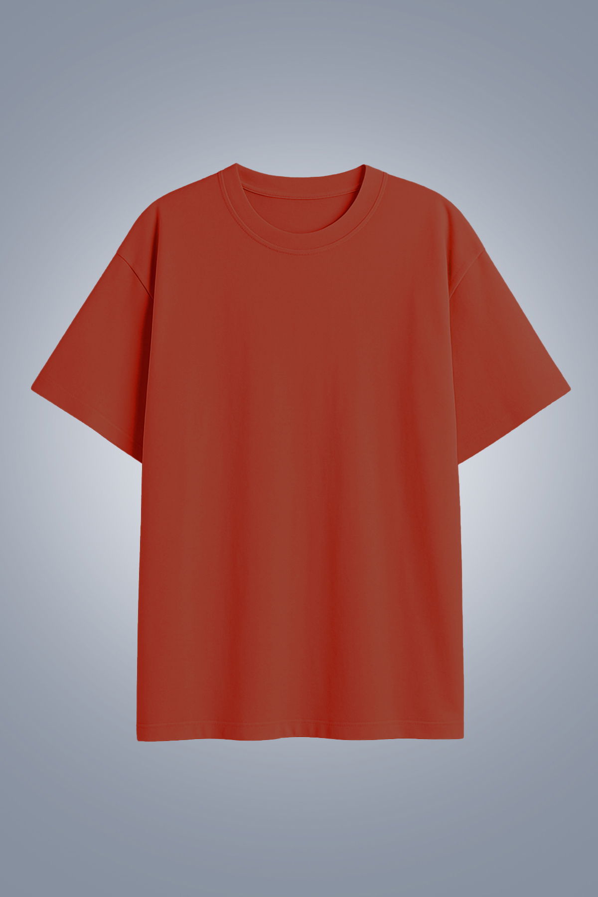 Kadın Turuncu Oversize Tişört | 4583 - BİLCEE